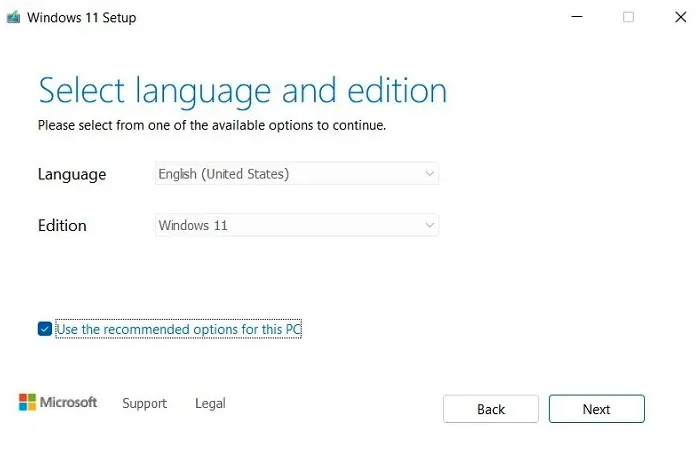 windows 11 select language