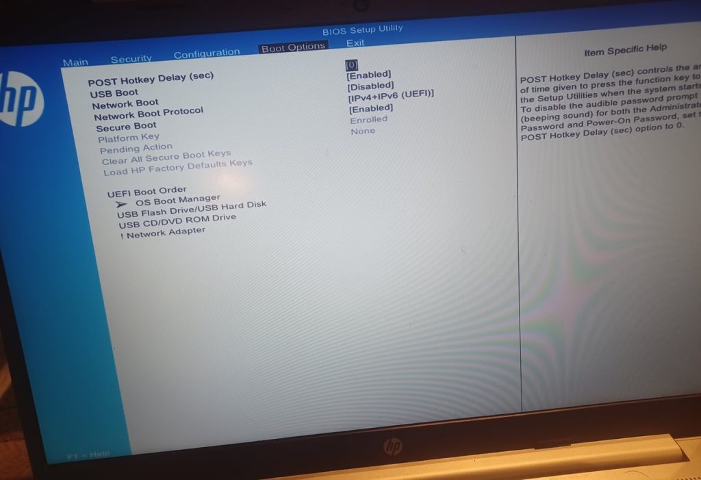 HP Laptop Stuck on BIOS Screen in Camden, London – Local Repair & Fix ...