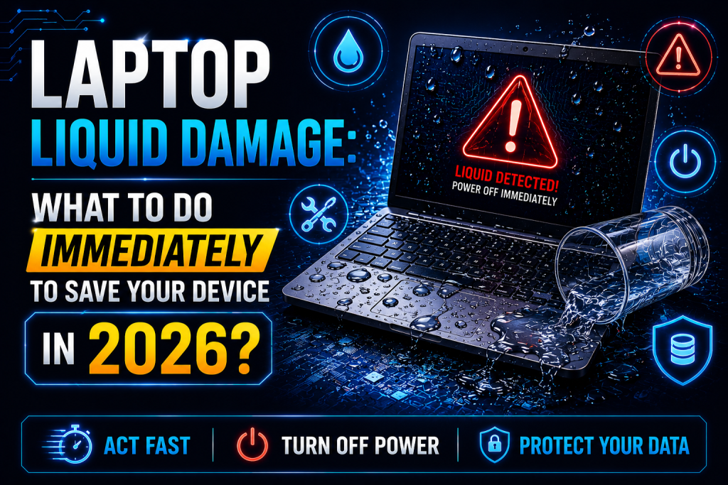 Laptop Liquid Damage: What to Do Immediately to Save Your Device in 2026?