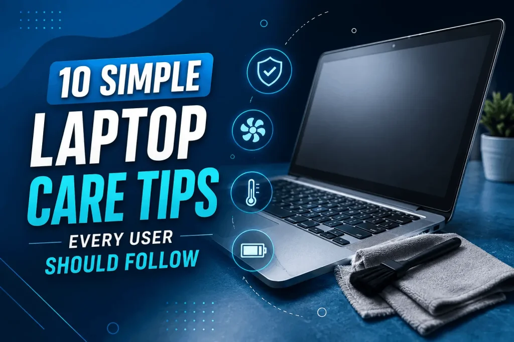 10 Simple Laptop Care Tips Every User Should Follow
